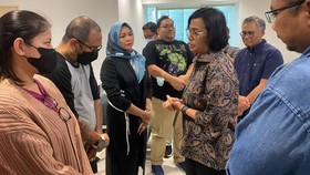 Respons Keluarga David kala Ditengok Sri Mulyani-Menag Yaqut di RS