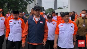 Kader PKS Putihkan Apel Siaga di Stadion Madya GBK, Anies Hadir