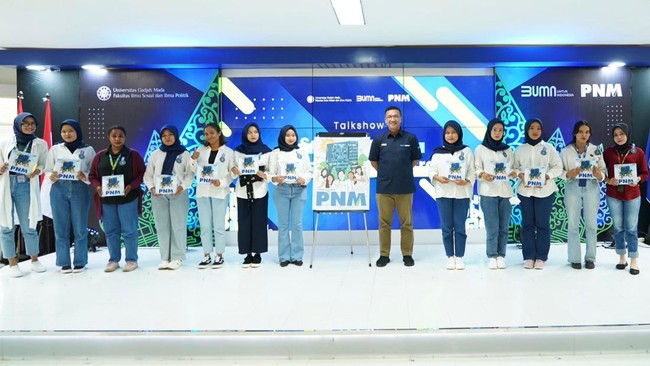 PNM mengadakan sharing knowledge bersama dengan UGM sebagai wadah bagi generasi Z untuk membangun reputasi dan berkreativitas.