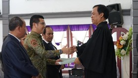 Bane Raja Manalu Dilantik Jadi Ketua Umum Panitia Tahun PDP HKBP