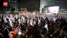 VIDEO: Puluhan RIbu Warga Israel Protes Rencana Reformasi Netanyahu