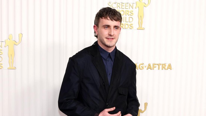 LOS ANGELES, CALIFORNIA - FEBRUARY 26: Paul Mescal attends the 29th Annual Screen Actors Guild Awards at Fairmont Century Plaza on February 26, 2023 in Los Angeles, California. (Photo by Amy Sussman/WireImage)