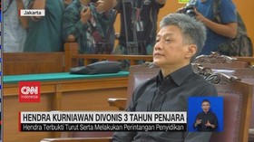 VIDEO: Hendra Kurniawan Divonis 3 Tahun Penjara