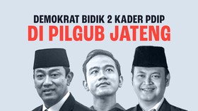 INFOGRAFIS: Demokrat Bidik Kader PDIP di Pilgub Jateng 2024