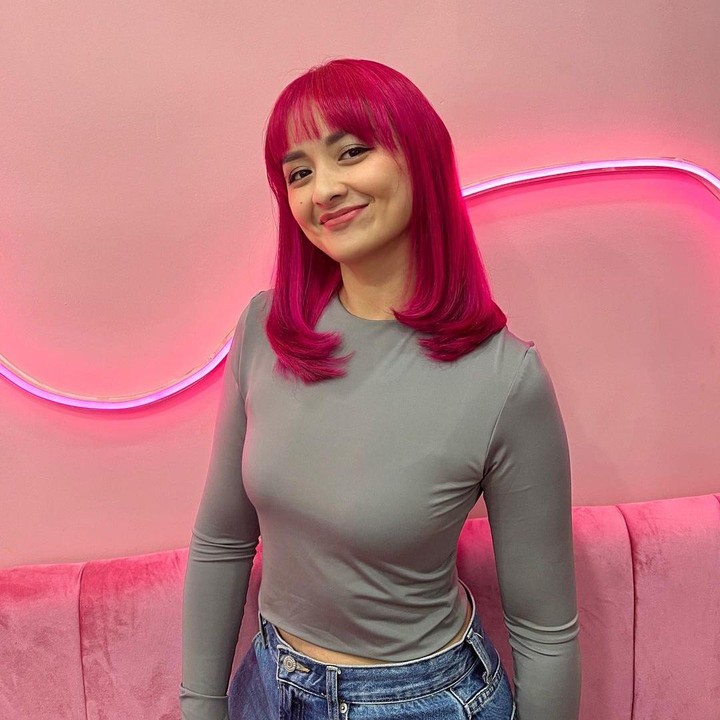 <p>Ada yang berbeda dari penampilan terbaru Joanna Alexandra. Ia kembali tampil dengan gaya rambut berwarna, Bunda. (Foto: Instagram @joannaalexandra)</p>