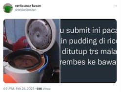 Kocak! Kekacauan Masak Puding Pakai Rice Cooker Ini Bikin Netizen Heboh