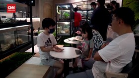 VIDEO: Menikmati Secangkir Kopi Dan Waffle Ditemani Reptil