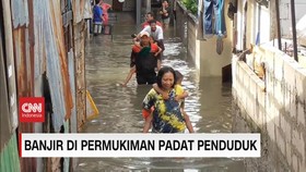VIDEO: Banjir di Permukiman Padat Penduduk