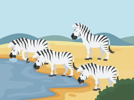 Saksikan Keseruan Cerita Fabel Animasi Episode Perdana: Zebra Tidak Mau Berbagi