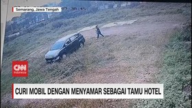 VIDEO: Curi Mobil dengan Menyamar Sebagai Tamu Hotel