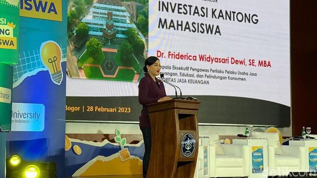 Otoritas Jasa Keuangan (OJK) menyarankan mahasiswa untuk berinvestasi yang tercatat di OJK dan tidak terjebak dalam investasi bodong.