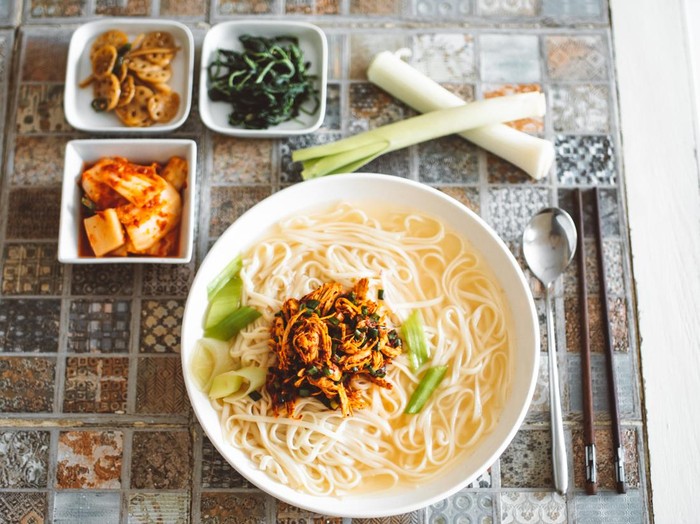 Ilustrasi makanan Korea