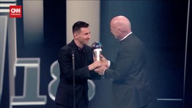 VIDEO: Lionel Messi Dinobatkan Pemain Terbaik FIFA 2022