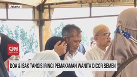 VIDEO: Doa & Isak Tangis Iringi Pemakaman Wanita Dicor Semen