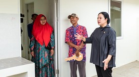 Serahkan Huntap, Puan Dorong Percepatan Relokasi Korban Gempa Cianjur