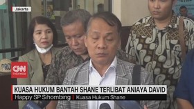 VIDEO: Kuasa Hukum Bantah Shane Terlibat Aniaya David