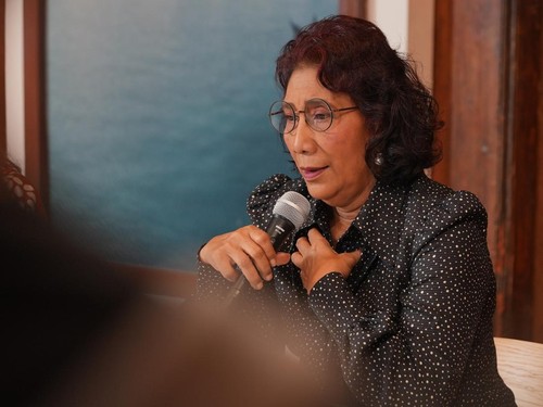 Susi Pudjiastuti Dukung Izin Keramba Jaring Apung Pangandaran Dicabut