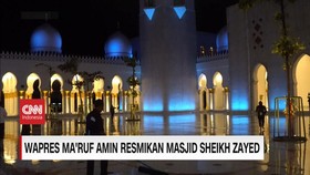 VIDEO: Wapres Ma'ruf Amin Resmikan Masjid Sheikh Zayed untuk Umum