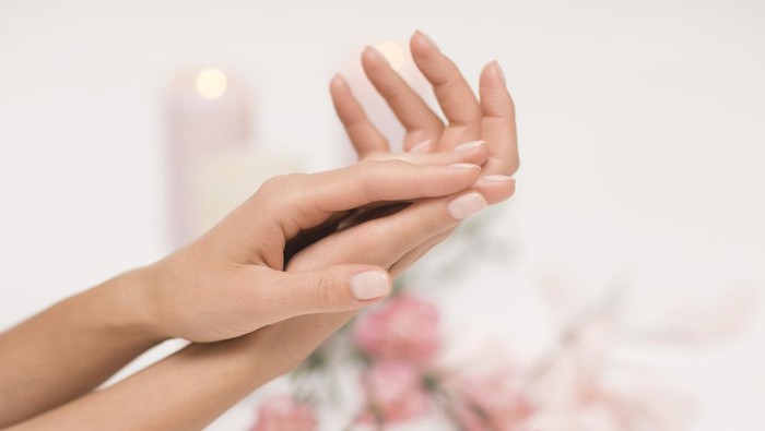 Manicure and pedicure.