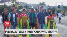 VIDEO: 8 Pembalap WSBK Ikuti Karnaval Budaya