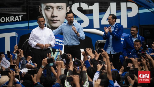 Agus Harimurti Yudhoyono (AHY) dan Anies Baswedan meminta kader Partai Demokrat untuk selalu siap menghadapi Pilpres 2024 demi menyongsong perubahan.