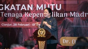 Puan Ingatkan soal Prasarana KBM di Madrasah Terdampak Gempa Cianjur