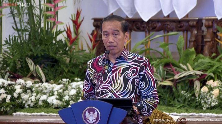 Pengantar Presiden Jokowi Pada Sidang Kabinet Paripurna, Istana Negara, (2/3). (Tangkapan Layar Youtube Sekretariat Presiden)