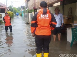 Besi Kemudi Pintu Air Dicuri, Ratusan Rumah di Deli Serdang Kebanjiran