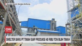 VIDEO: Smelter Baru PT Timah Siap Produksi 40 Ribu Ton Bijih Timah