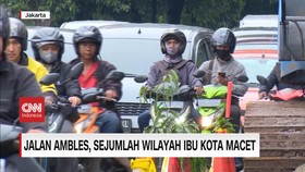 VIDEO: Jalan Amblas, Sejumlah Wilayah Ibu Kota Macet