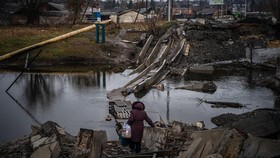 Jembatan Bakhmut Ukraina Hancur Lebur Dihantam Rudal Rusia