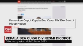 VIDEO: Kepala Bea Cukai DIY Resmi Dicopot
