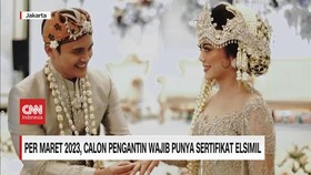 VIDEO: Per Maret 2023, Calon Pengantin Wajib Punya Sertifikat ELSIMIL