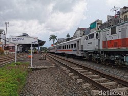Penumpang KA Sukabumi-Bogor Naik Imbas Jembatan Cikereteg Longsor