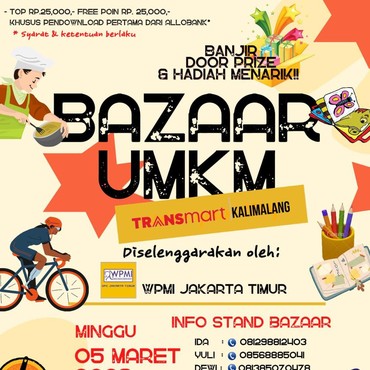 Nikmati Akhir Pekan di Transmart Kalimalang, Ada Bazaar UMKM hingga Cooking Class