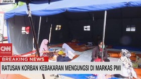 VIDEO: KondisiTerkini Pengungsi Korban Kebakaran Depo Plumpang