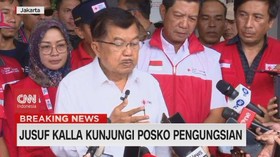 VIDEO: Jusuf Kalla Kunjungi Posko Pengungsian