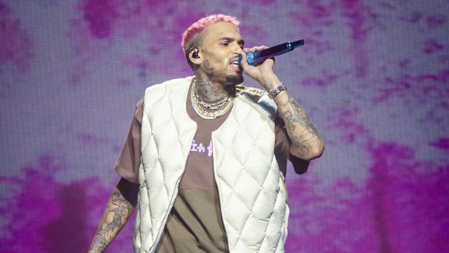 Konser Chris Brown Konser Chris Brown di Berlin, Jerman, pada 1 Maret 2023.