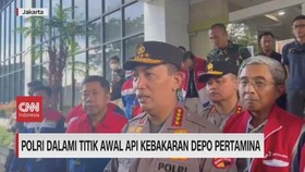 VIDEO: Polri Dalami Titik Awal Api Kebakaran Depo Pertamina