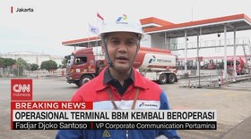 VIDEO: Operasional Terminal BBM Kembali Beroperasi