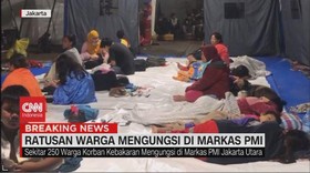 VIDEO: Ratusan Warga Mengungsi Di Markas PMI