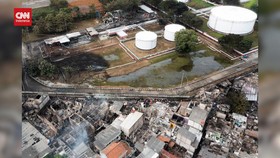 VIDEO: Melihat dari Udara Dampak Kebakaran Depo Plumpang