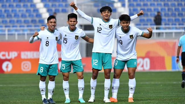 Timnas Indonesia U-20 menang atas Suriah pada laga kedua fase grup Piala Asia U-20 2023 di Stadion Lokomotiv, Tashkent, Sabtu (4/3) malam.
