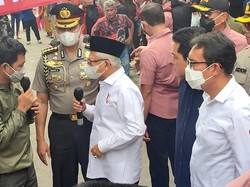 Tinjau Lokasi Kebakaran Depo Plumpang, Wapres Maruf Tanya Kebutuhan Warga