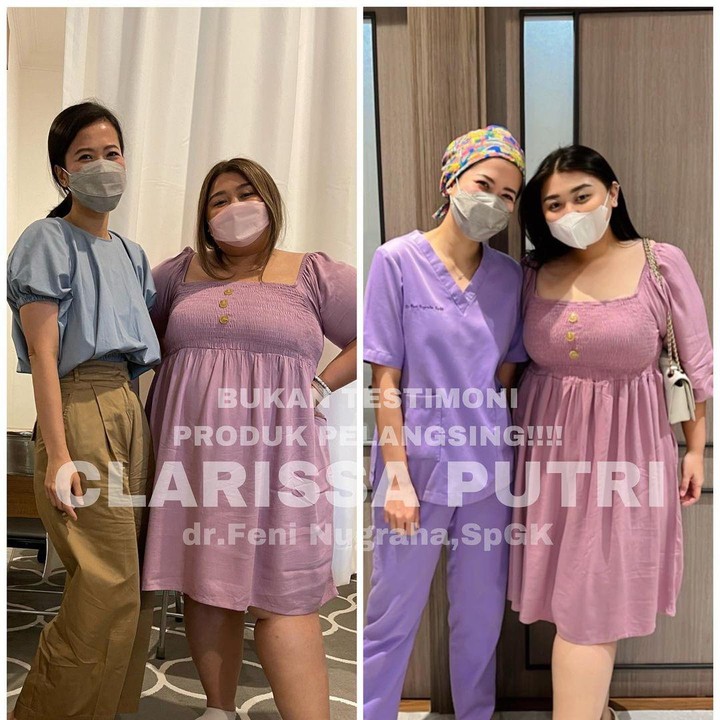 <p>Selain mengatur makan, ia juga mengubah pola pikir bahwa diet bukan untuk kurus, melainkan untuk sehat. Dalam menjalani program diet ini, Clarissa dibantu oleh Dokter Ahli Gizi dr. Feni Nugraha. (Foto: Instagram @clarissaputri_)</p>