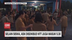 VIDEO: ASN Dinas Pendidikan & Olahraga NTT Masuk Pukul 5.30