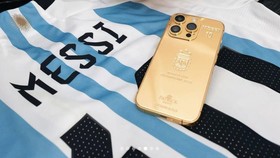 Hp Level Sultan, Cek Spek iPhone Emas Messi buat Timnas Argentina