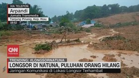 VIDEO: Longsor di Natuna, Puluhan Orang Hilang