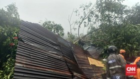 Tebing Kapur Bekas Tambang Longsor, 2 Rumah Warga Lamongan Rusak