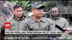 VIDEO: Polisi Perluas Pencarian Pilot Susi Air